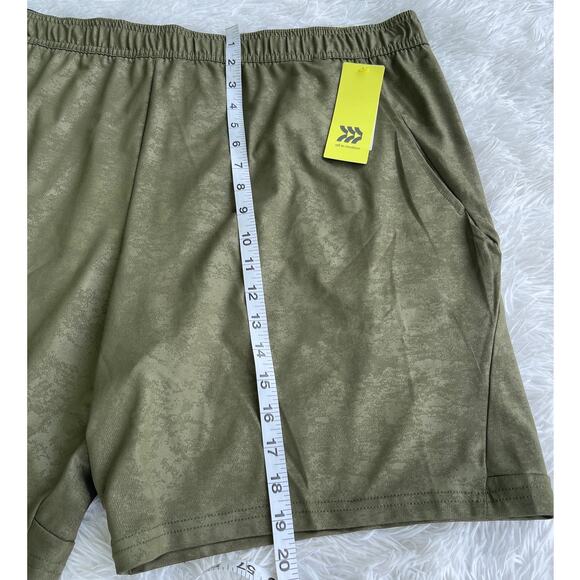 NWT all in motion Training Short olive green Quick Dry Men Sz 2XL NWT - Picture 2 of 11